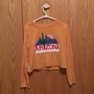 Yellow Arizona Crop-Top